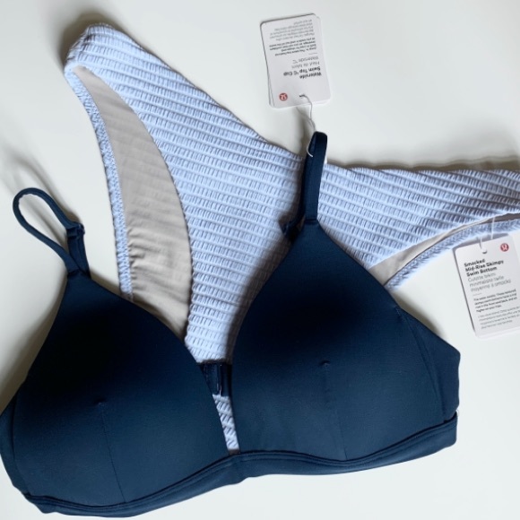 🌟NEW Smocked Mid-Rise Skimpy Swim Bottom SZ. 8   NWT - Picture 3 of 12